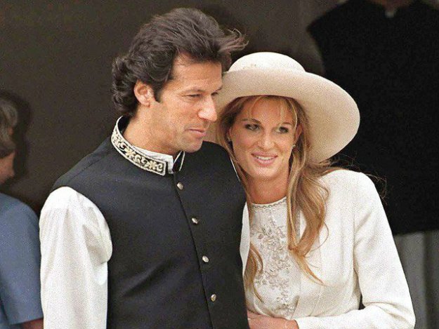 Imran Khan with Jemima Goldsmith