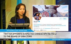 Twitter Appoints Suspected Chinese Spy Fei-Fei Li To Board Of Directors