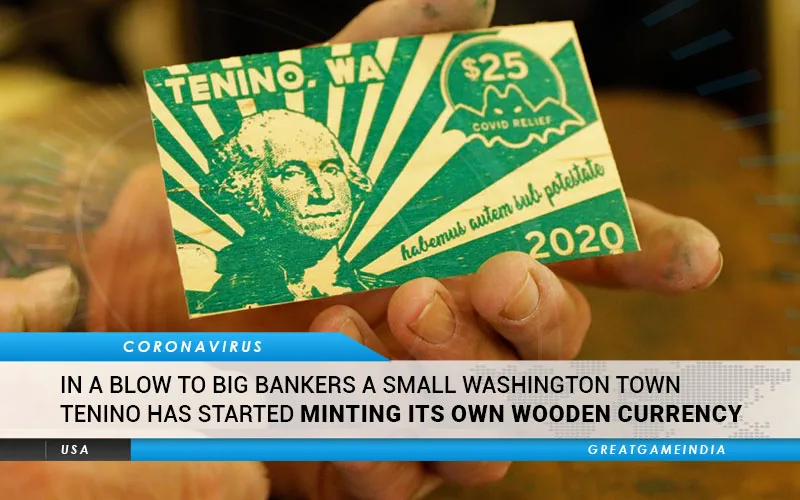In A Blow To Big Bankers A Small Washington Town Tenino Started Minting Its Own Wooden Currency