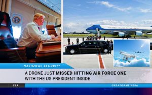 A Drone Just Missed Hitting Air Force One With US President Inside