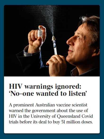 Australia Scraps Billion Dollar Coronavirus Vaccine After Participants Test HIV Positive Australia-Scraps-Billion-Dollar-Coronavirus-Vaccine