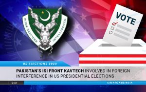 Pakistan's ISI Front Kavtech Involved In Foreign Interference In US Presidential Election 2020