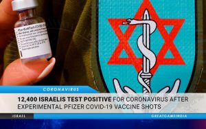 12,400 Israelis Test Positive For Coronavirus After Experimental Pfizer COVID-19 Vaccine Shots