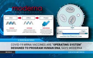 Experimental COVID-19 mRNA Vaccines Are Operating System Designed To Program Human DNA, Says Moderna