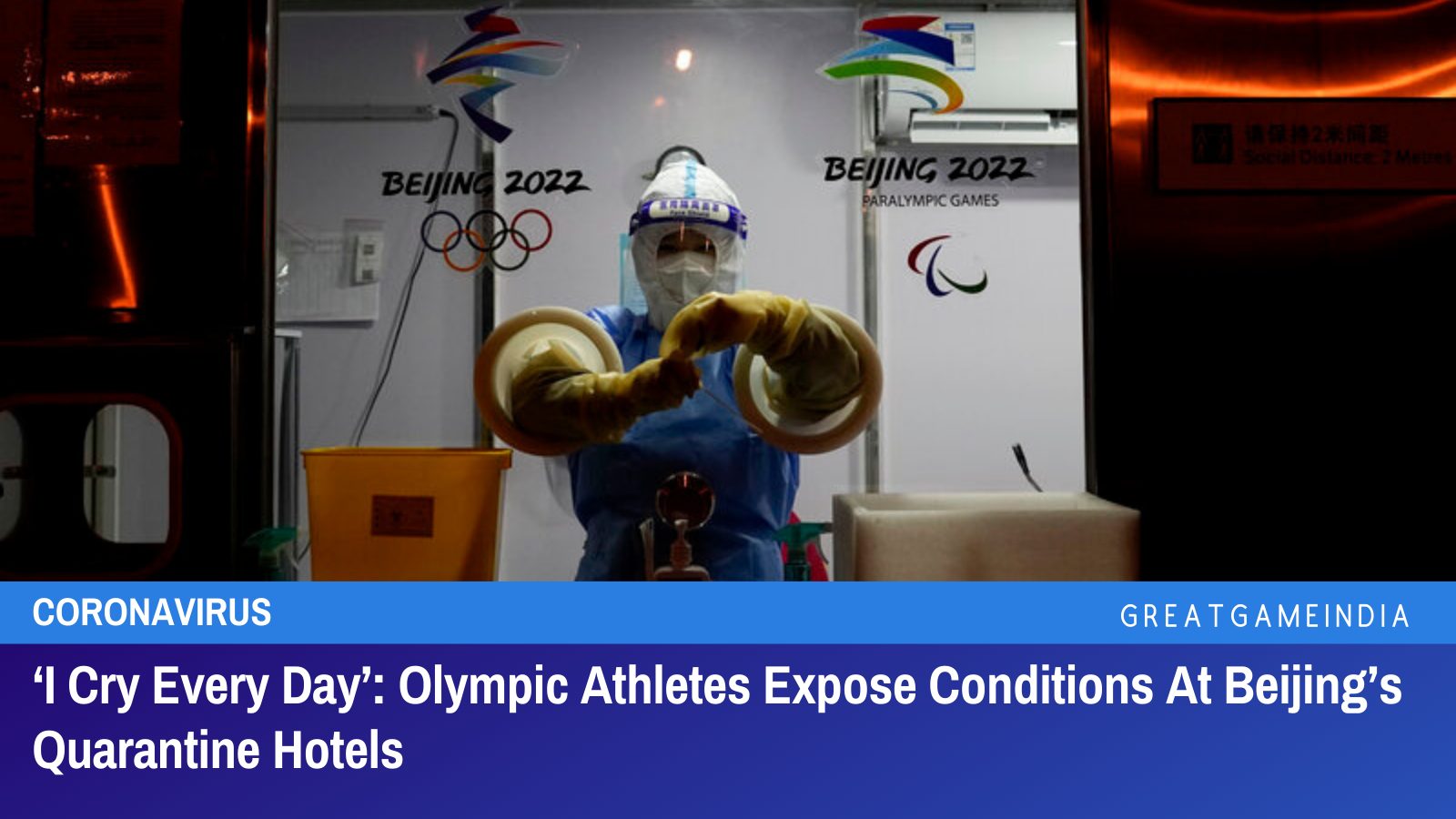 ‘I Cry Every Day’ Olympic Athletes Expose Conditions At Beijing’s