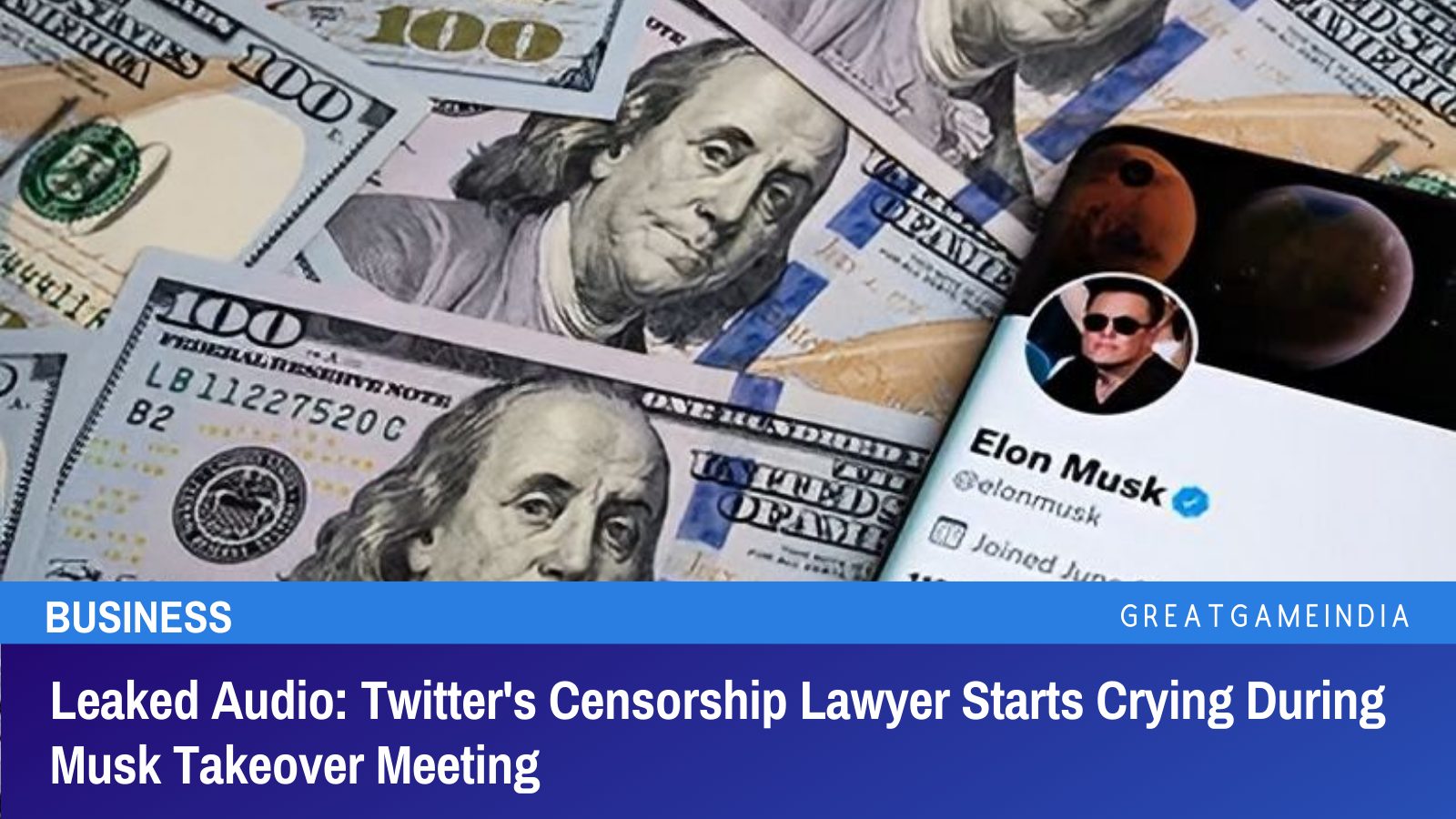 Leaked Audio Twitter's Censorship Lawyer Starts Crying During Musk