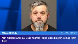 Man Arrested After 183 Dead Animals Found In His Freezer, Some Frozen Alive