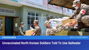 Unvaccinated North Korean Soldiers Told To Use Saltwater