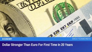 Dollar Stronger Than Euro For First Time In 20 Years