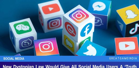 New Dystopian Law Would Give All Social Media Users A Truth Score