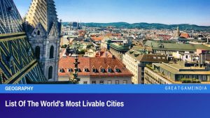 List Of The World's Most Livable Cities