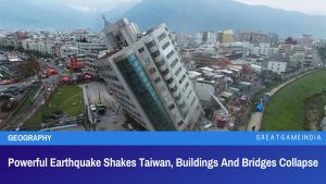 Powerful Earthquake Shakes Taiwan Buildings And Bridges Collapse