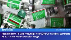 Health Ministry To Stop Procuring Fresh COVID-19 Vaccines Surrenders Rs 4237 Crore From Vaccination Budget