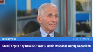 Fauci Forgets Key Details Of COVID Crisis Response During Deposition