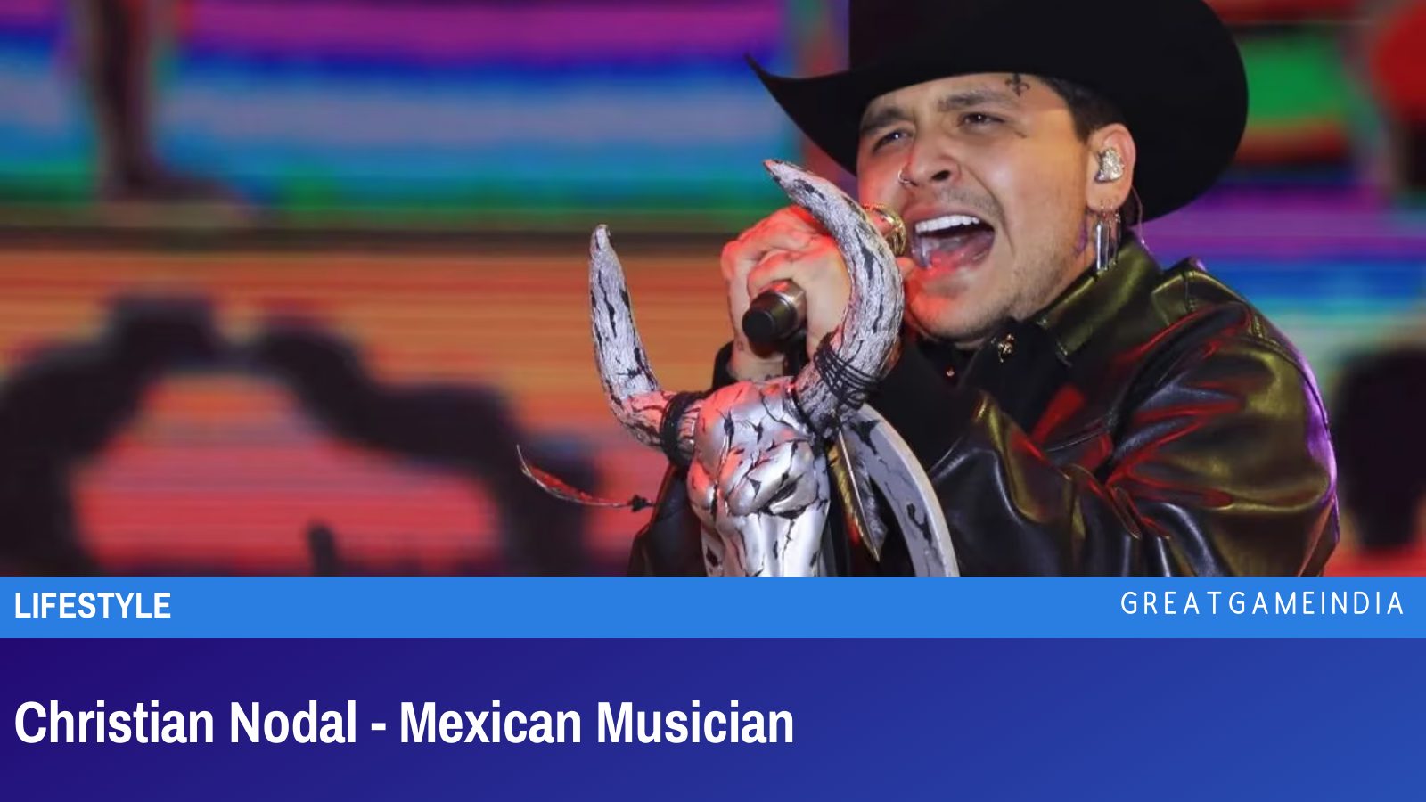 Christian Nodal - Mexican Musician - GreatGameInternational