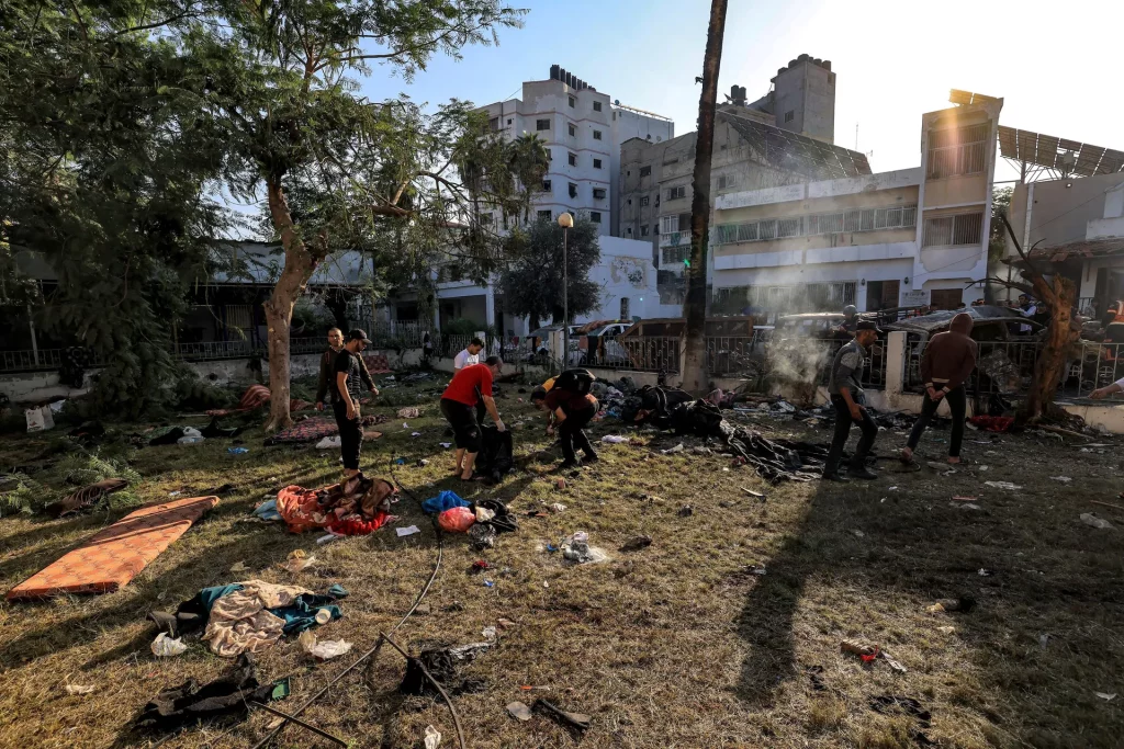 gaza hospital attack 3