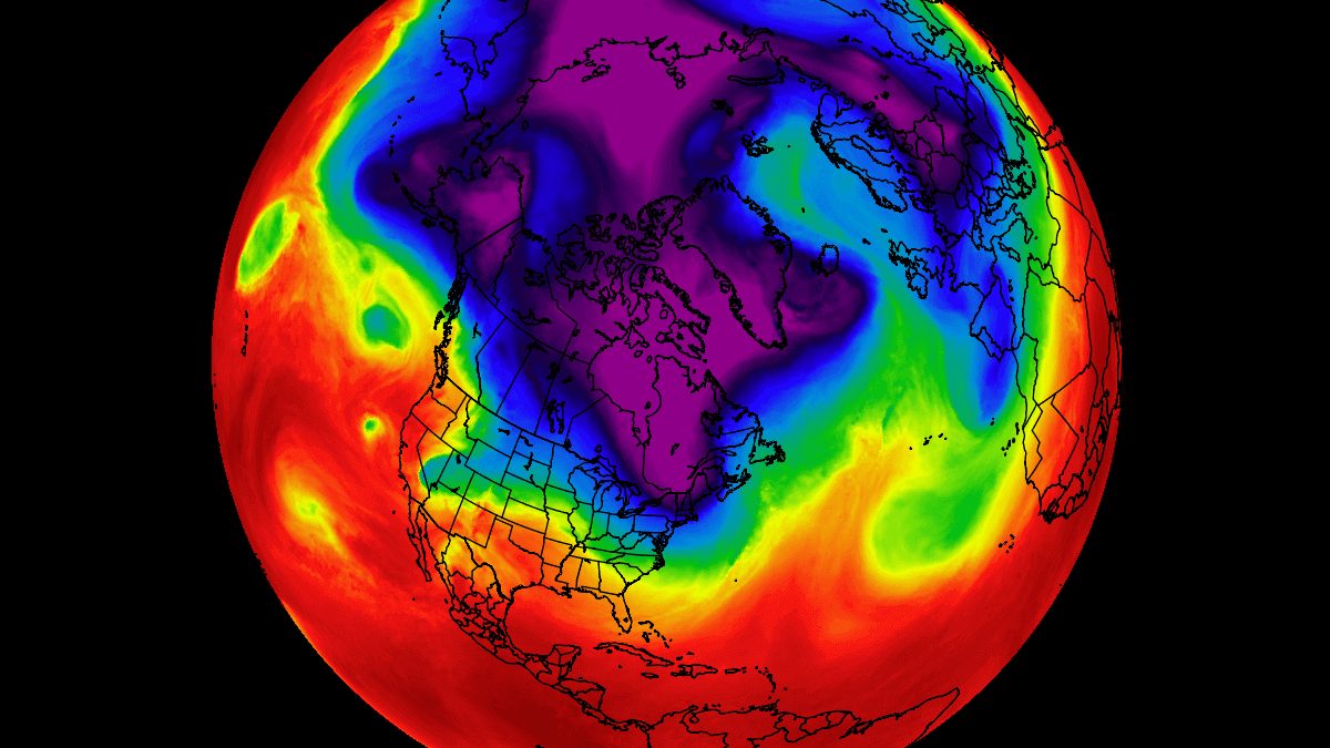 Polar Vortex Is 'Spinning Backwards' Above Arctic After Major Reversal