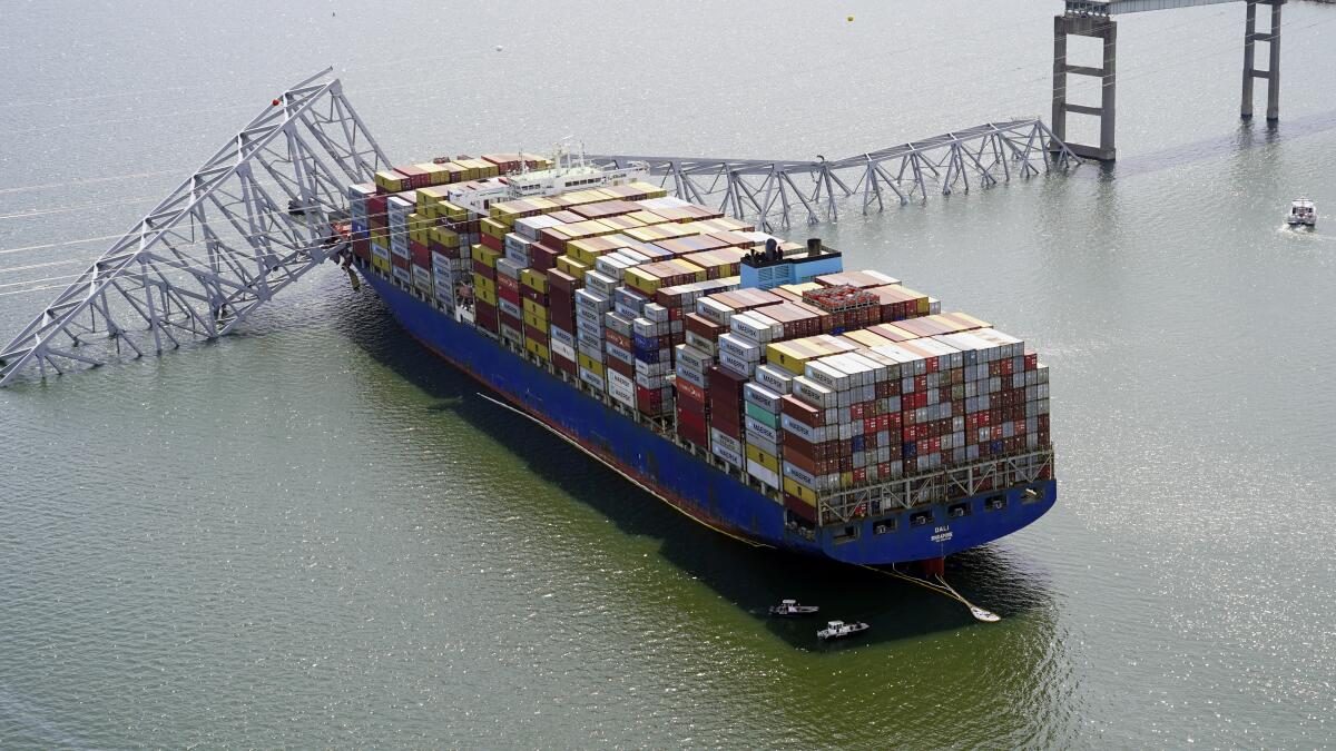 Container Ship Lacked Backup System To Avoid Baltimore Bridge Strike ...