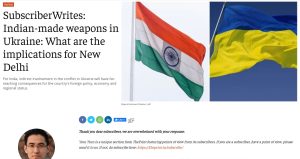 How A Japanese Journalist Is Pushing False Claims About Secret Indian Arms Sales To Ukraine 1