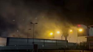 Massive Fire Breaks Out At UK Nuclear Submarine Shipyard 1