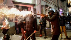 WATCH: Protester Fire Bazooka At Georgian Journalist 1