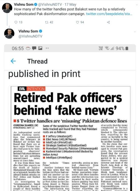 Command Eleven - Pakistani Disinformation Campaign in India12